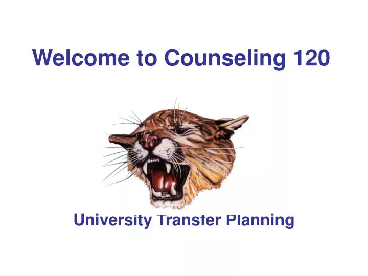 welcome to counseling 120