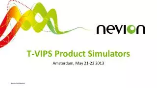 T-VIPS Product Simulators