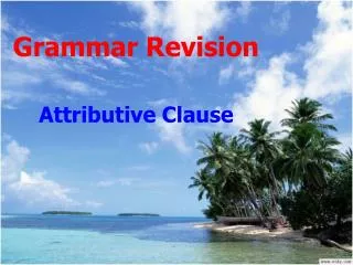 Grammar Revision