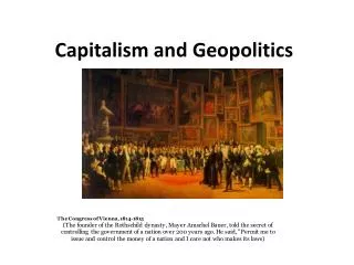 capitalism and geopolitics