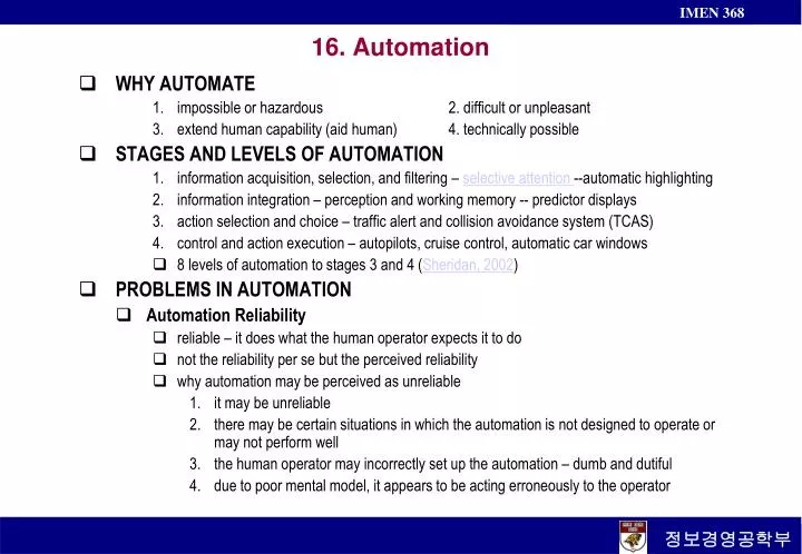 16 automation