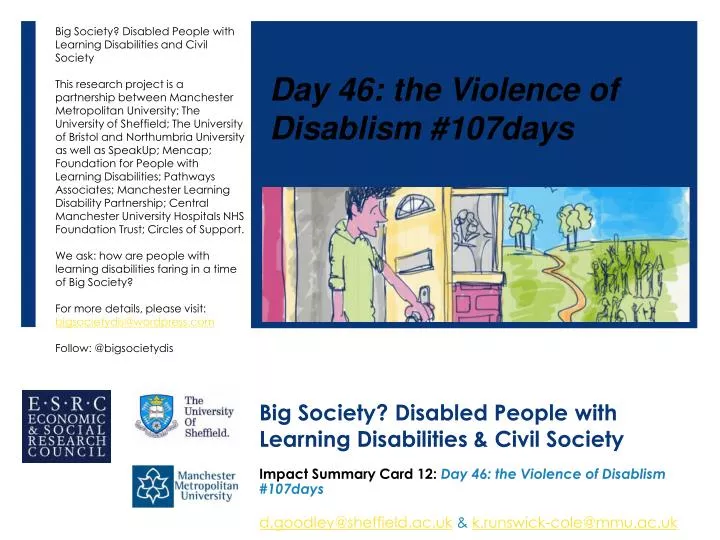 big society disabled people with learning disabilities civil society