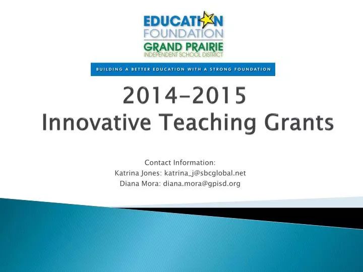2014 2015 innovative teaching grants