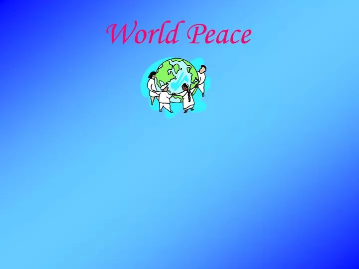 world peace