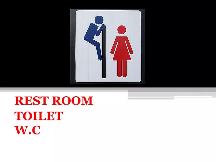 rest room toilet w c