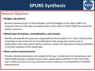 SPURS Synthesis