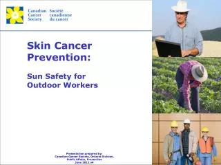 Skin Cancer Prevention: Sun Safety for Outdoor Workers