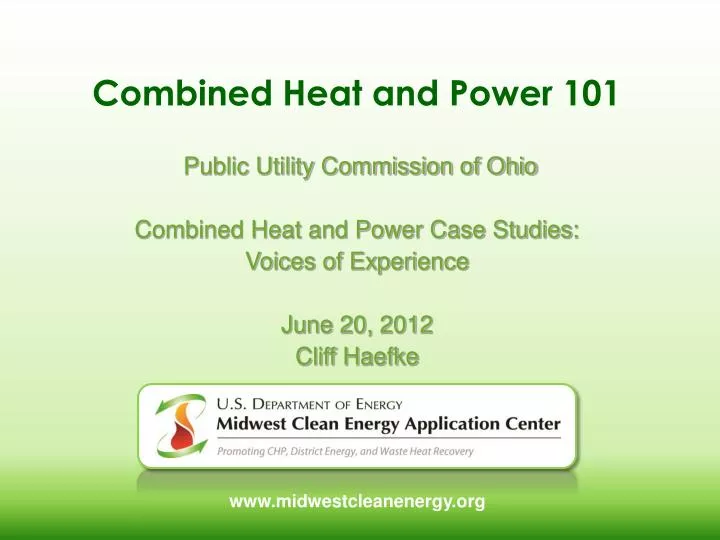 combined heat and power 101