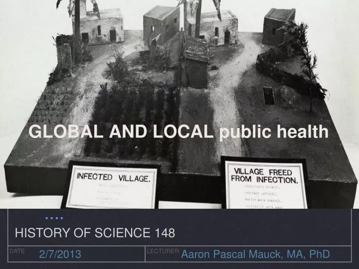 global and local public health