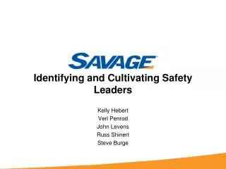 Identifying and Cultivating Safety Leaders