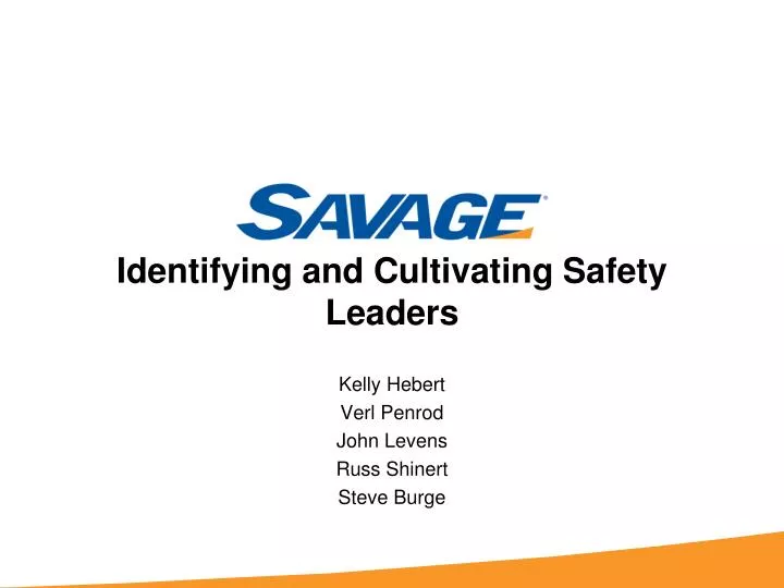identifying and cultivating safety leaders
