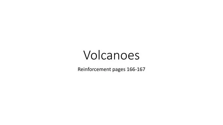 volcanoes