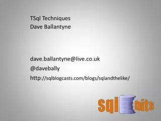 Dave Ballantyne