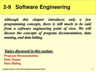 2-9 Software Engineering