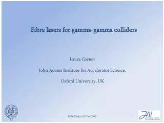 Fibre lasers for gamma-gamma colliders