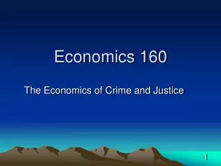 Economics 160