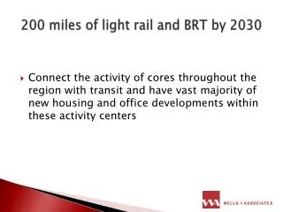 200 miles of light rail and BRT by 2030