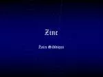Zinc - slide 1