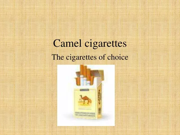camel cigarettes