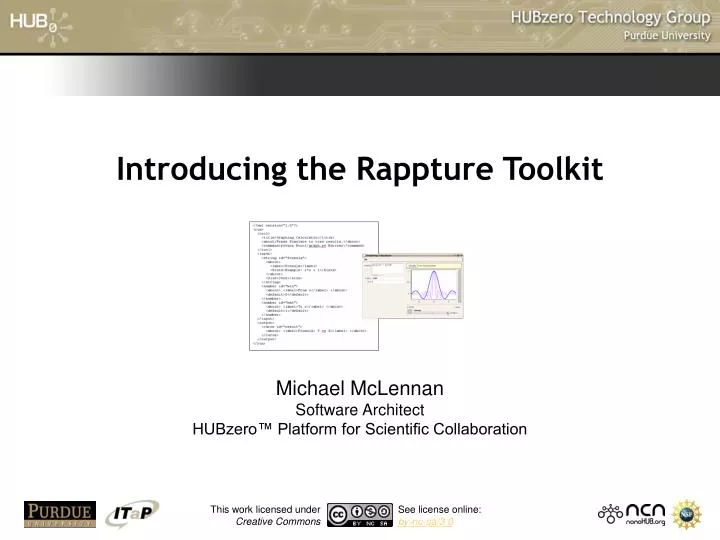 introducing the rappture toolkit