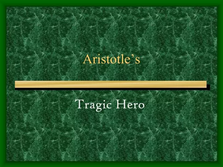 aristotle s