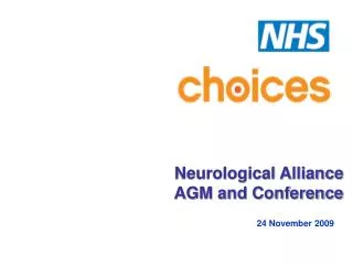 Neurological Alliance AGM and Conference