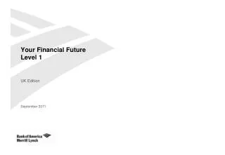 Your Financial Future Level 1