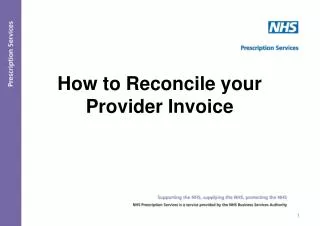 How to Reconcile your Provider Invoice