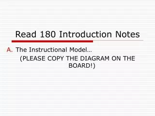 Read 180 Introduction Notes