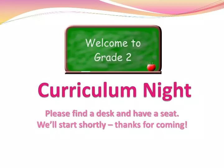 curriculum night