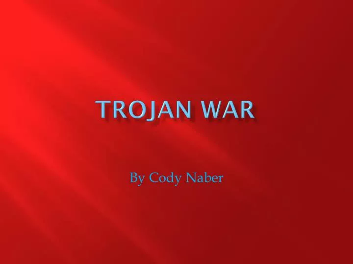 trojan war