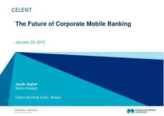 The Future of Corporate Mobile Banking
