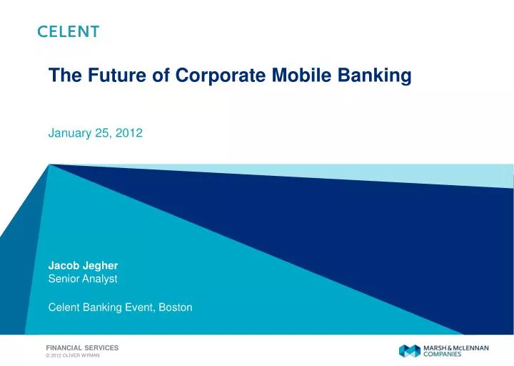 the future of corporate mobile banking