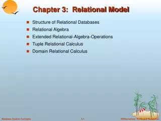 chapter 3 relational model