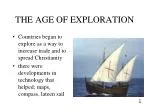 The Age of Exploration: Impact on Trade and Colonization - slide 1