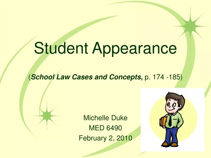 student appearance school law cases and concepts p 174 185