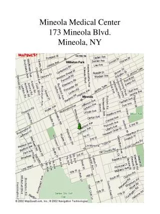 Mineola Medical Center 173 Mineola Blvd. Mineola, NY