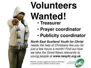 Volunteers Wanted!