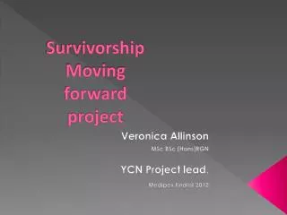 SurvivorshipMoving forward project