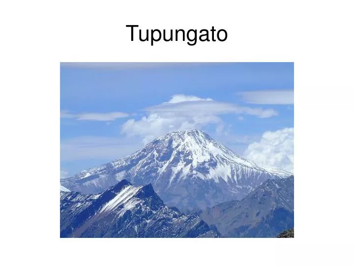 tupungato
