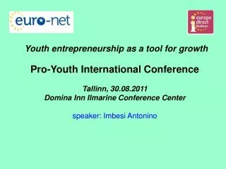 youth self-entrepreneurship in Italy Law n.185/2000