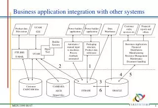 Business application integration with other systems