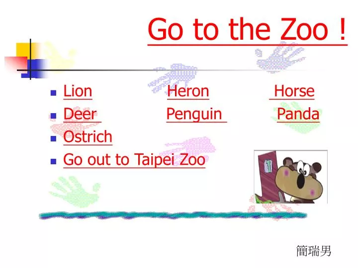 go to the zoo