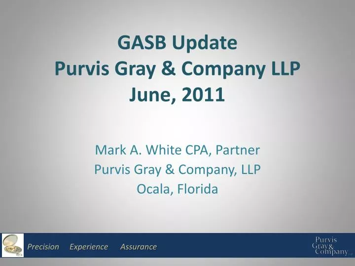 gasb update purvis gray company llp june 2011