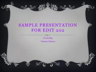 Sample presentation FOR edit 202