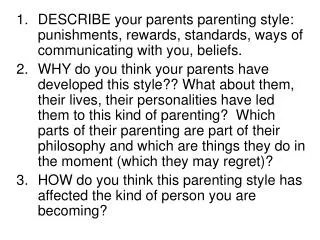 your parents parenting