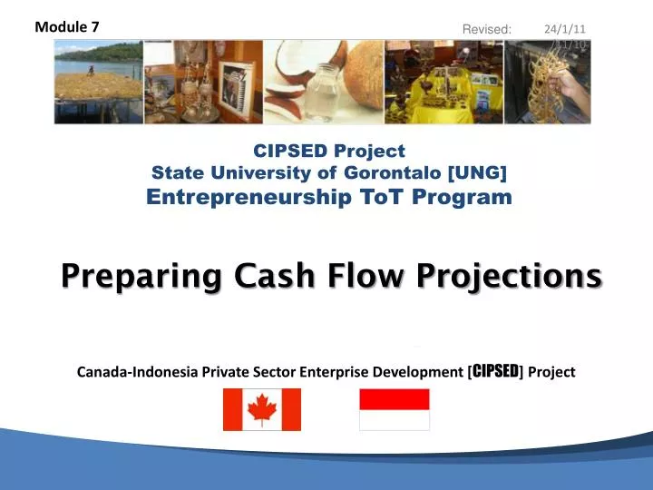 preparing cash flow projections