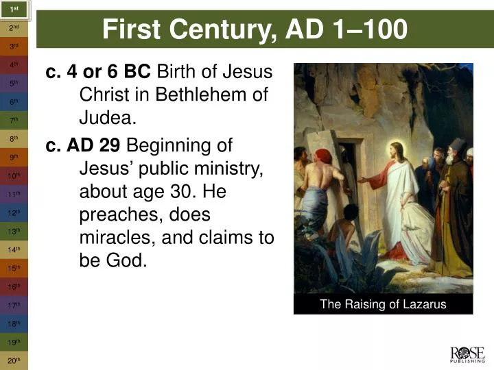 first century ad 1 100