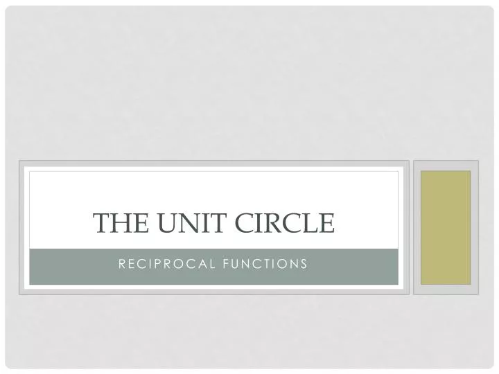 the unit circle