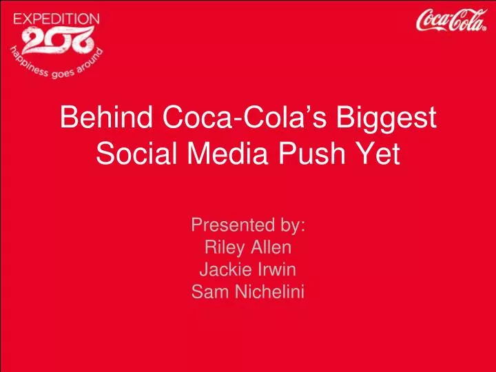 behind coca cola s biggest social media push yet